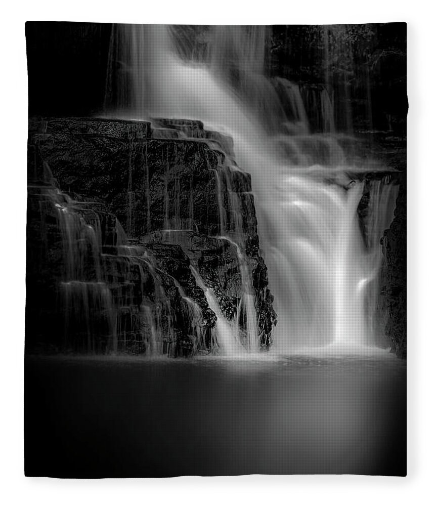 Mystic Fleece Blanket featuring the photograph Enchanting Waterfalls by Shelia Hunt