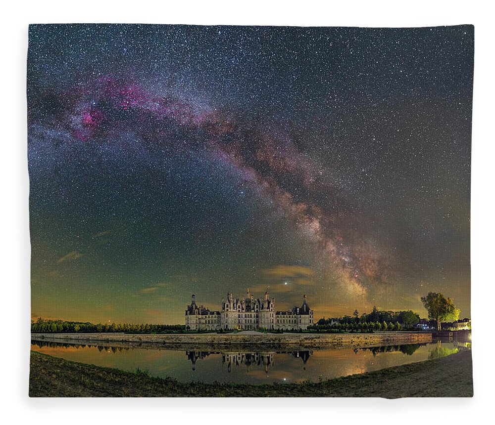 Chambord Fleece Blanket featuring the photograph Extravagance and Splendor by Ralf Rohner