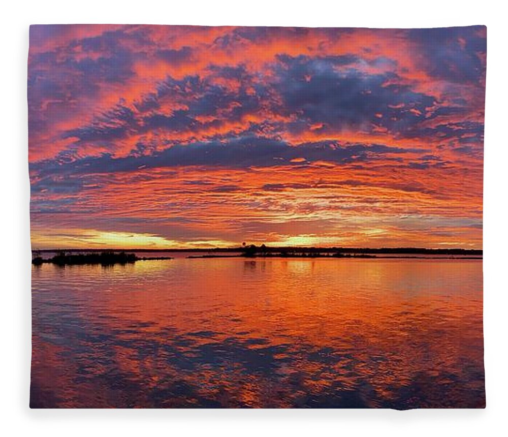 Sunrise Fleece Blanket featuring the photograph Eye Candy by Randall Allen