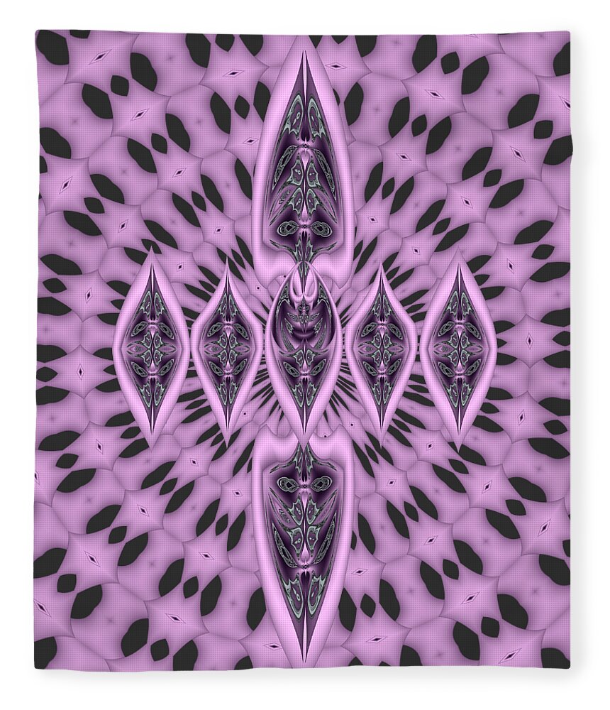 Abstract Fleece Blanket featuring the photograph Feel by Theodore Jones