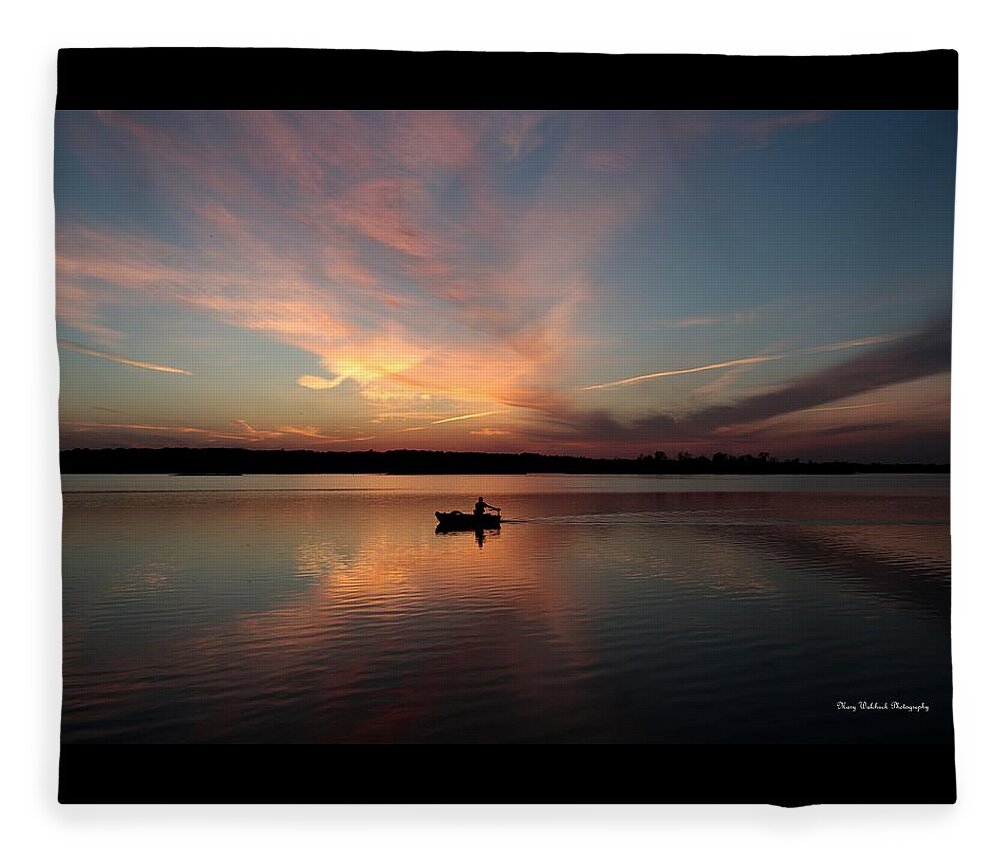 Landscape Fleece Blanket featuring the photograph Fisherman's Dream by Mary Walchuck