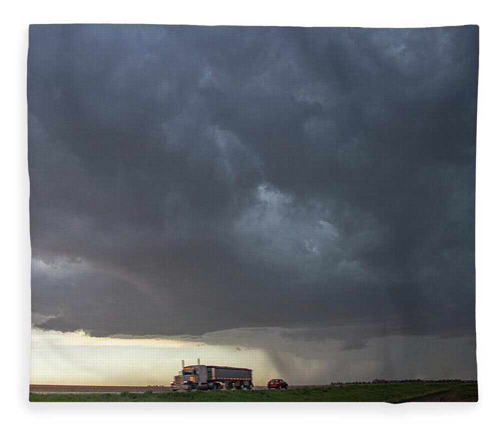 Nebraskasc Fleece Blanket featuring the photograph Forces of Nebraska Nature 032 by NebraskaSC