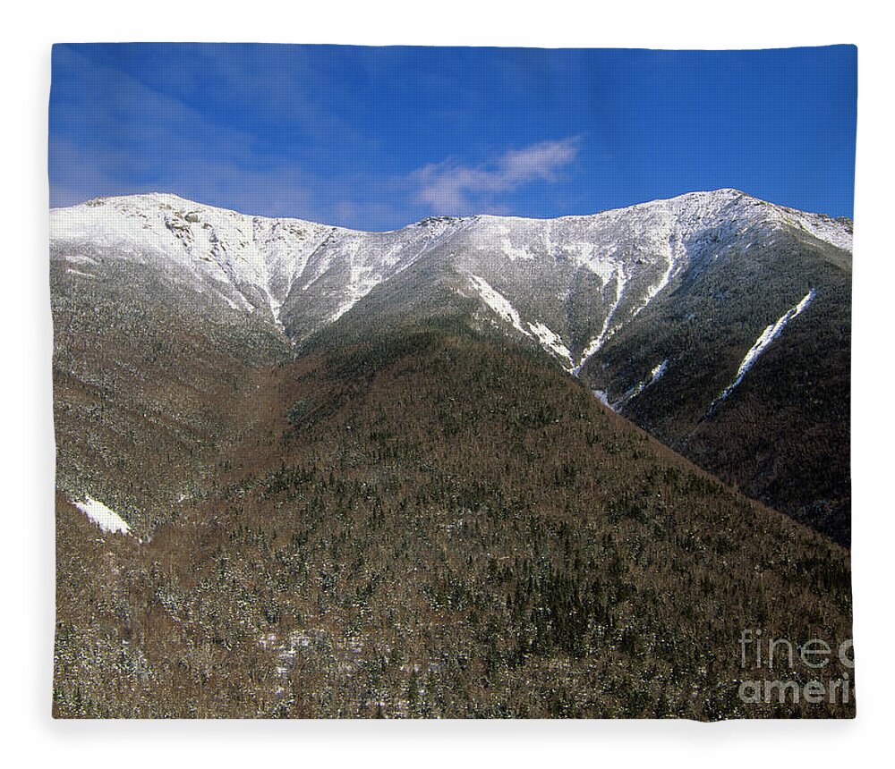 Appalachian Trail Fleece Blanket featuring the photograph Franconia Ridge - White Mountains New Hampshire by Erin Paul Donovan