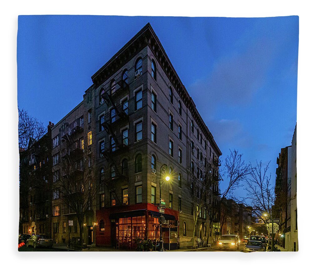 Friends Fleece Blanket featuring the photograph Friends Apartment Manhattan by Brian MacLean