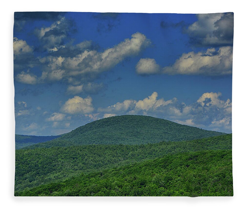 From Moormans Gap Fleece Blanket featuring the photograph From Moormans Gap by Raymond Salani III