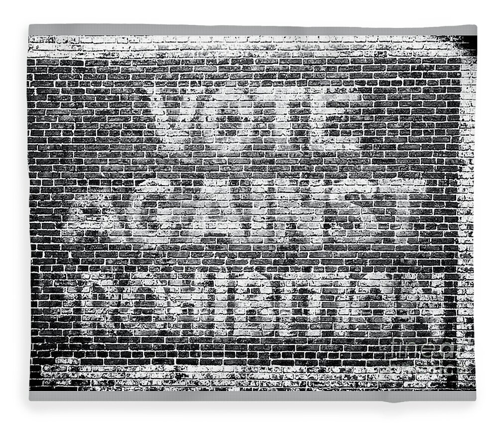 Prohibition. 20s Fleece Blanket featuring the painting Funny Roaring Twenties No Prohibition Roaring 20s Gift Vote Against Prohibition Sign by Tony Rubino