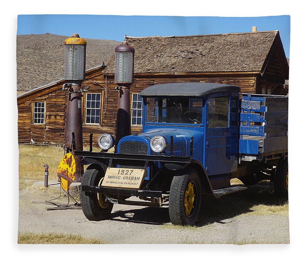 Ghost Town Fleece Blanket featuring the photograph Ghost Town Bodie CA 2020 by Brent Knippel