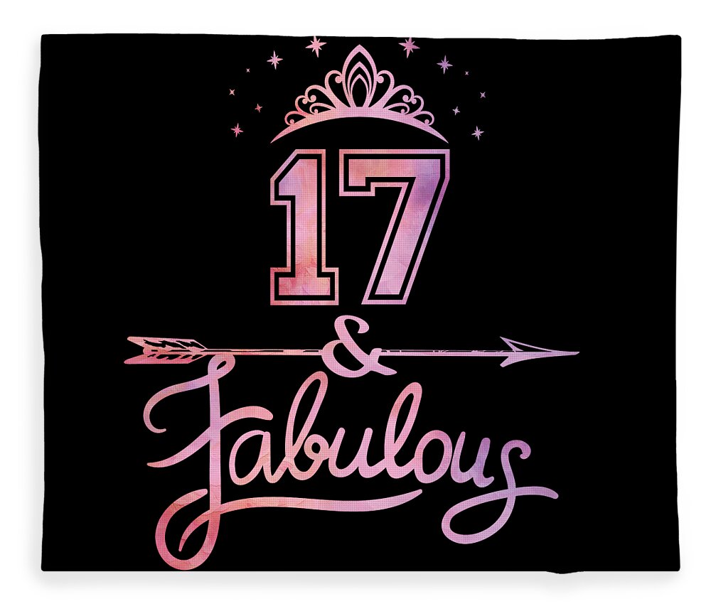  17 Year Old Girl Gift for Birthday Throw Blanket 60x50, Gifts  for 17 Year Old Girls, 17th Birthday Gifts for Girls, 17 Year Old Girl  Gifts Ideas, 17th Birthday Decorations for