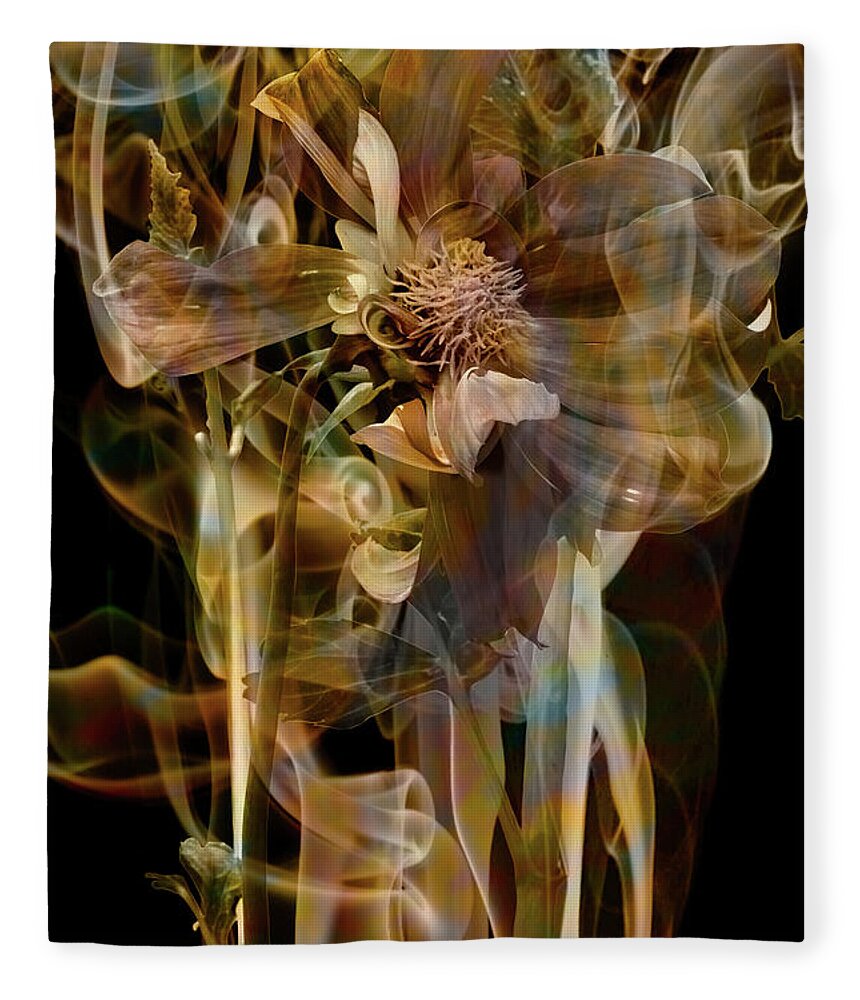 Dahlia Fleece Blanket featuring the photograph Given Natures by Cynthia Dickinson