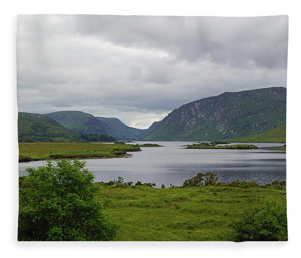 Mountain Fleece Blanket featuring the photograph Glenveagh National Park by Babett Paul