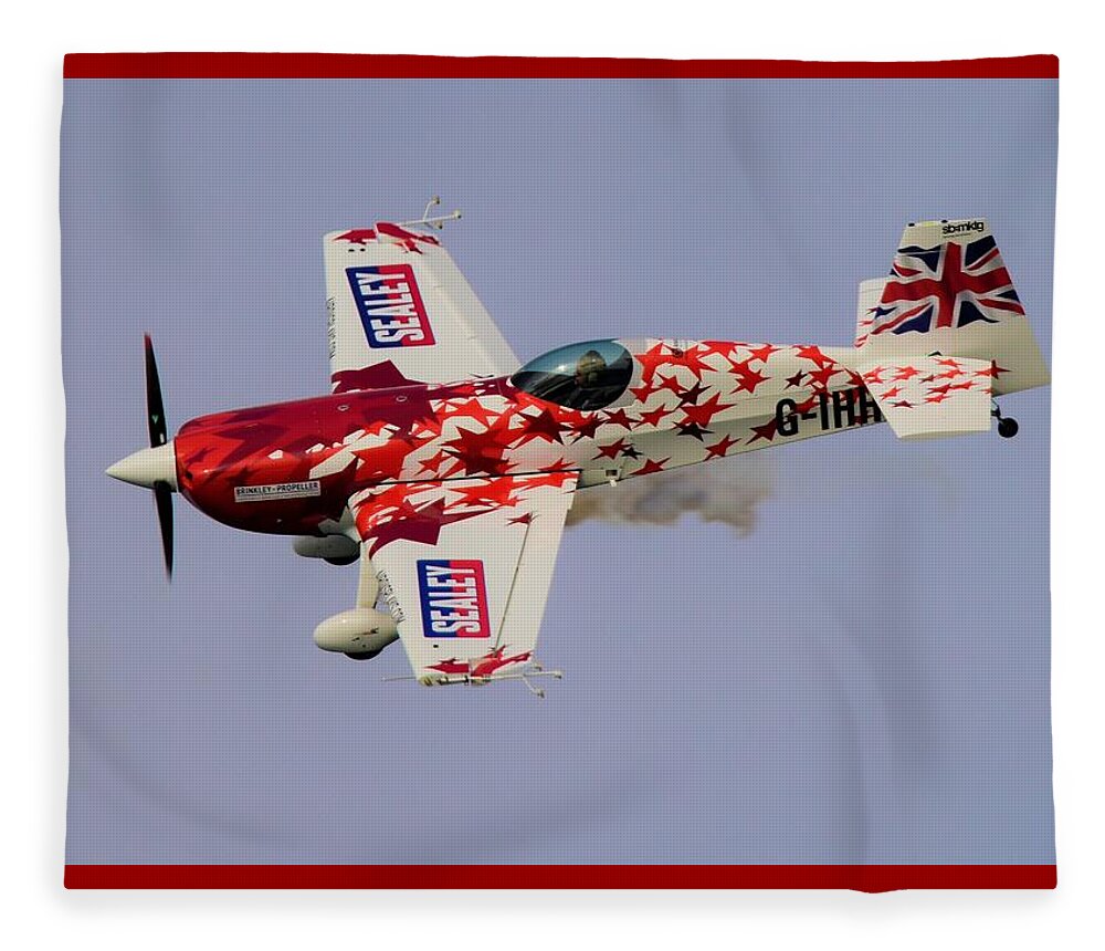 Global Stars Display Team Fleece Blanket featuring the photograph Global Stars Single by Neil R Finlay
