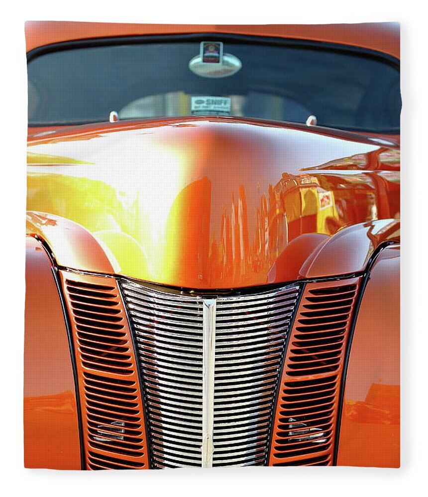 Car Fleece Blanket featuring the photograph Glowing by Lens Art Photography By Larry Trager