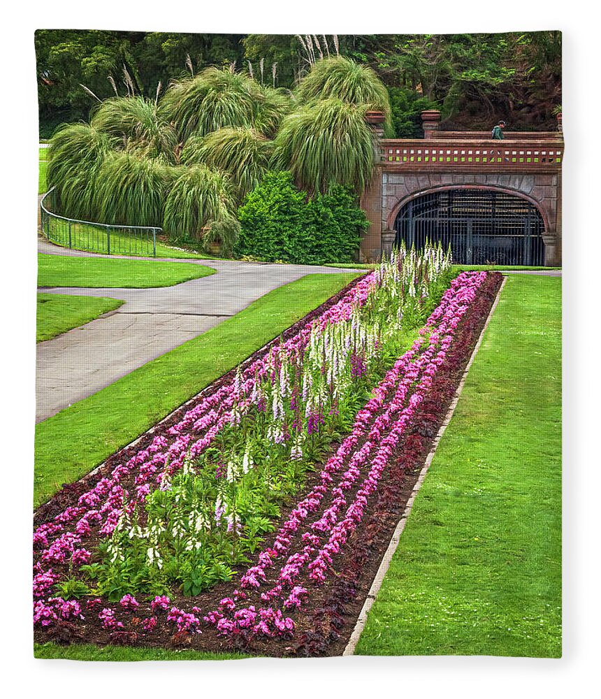Garden Fleece Blanket featuring the photograph Golden Gate Botanical Garden by Ginger Stein