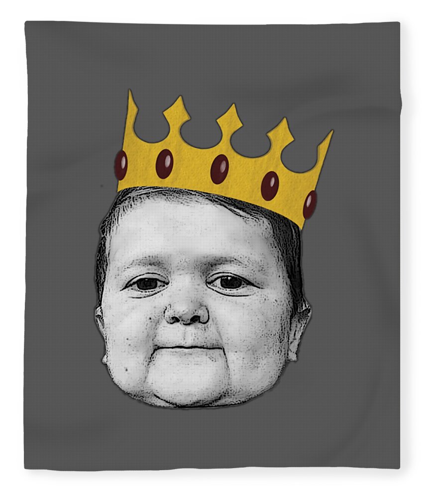 Hasbulla Magomedov Crown Mini Khabib Meme boy Fleece Blanket by King ...