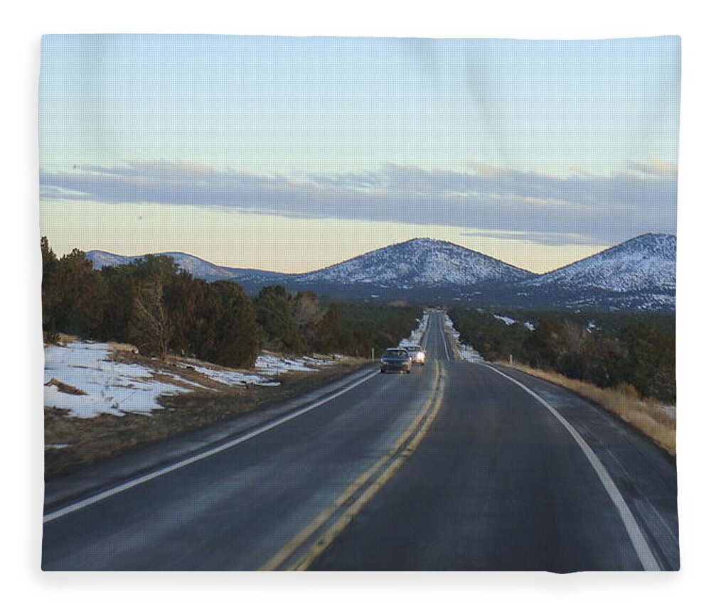  Fleece Blanket featuring the photograph Highbeam by Trevor A Smith