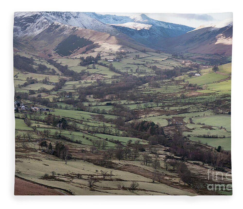 Photographer Fleece Blanket featuring the photograph Hiking in Cumbria by Perry Rodriguez