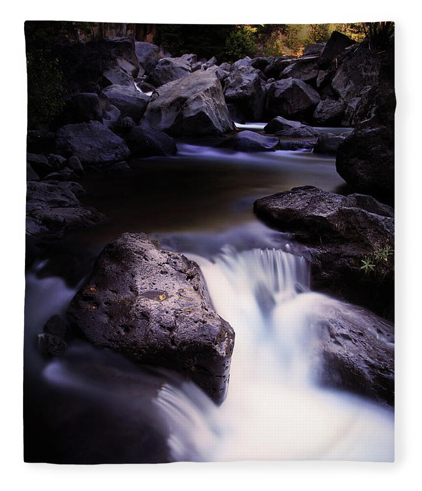 Avenue Of The Boulders Fleece Blanket featuring the photograph Holding Out Hope by Laurie Search