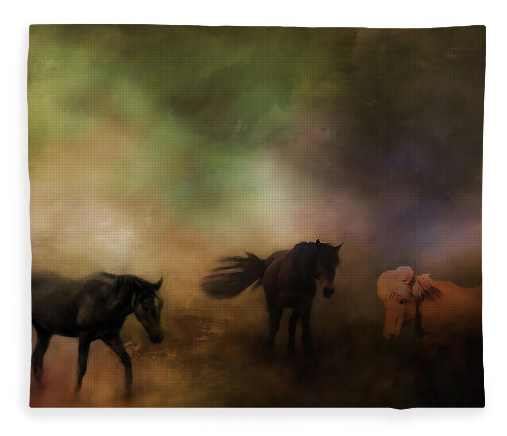Home on the Range Fleece Blanket