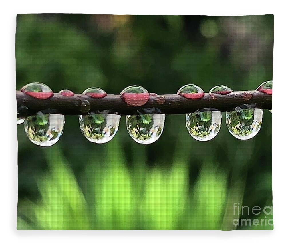 Water Fleece Blanket featuring the photograph Hydration by Tina Marie