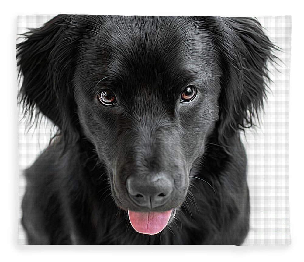 Playful Fleece Blanket featuring the photograph I want by Amy Dundon