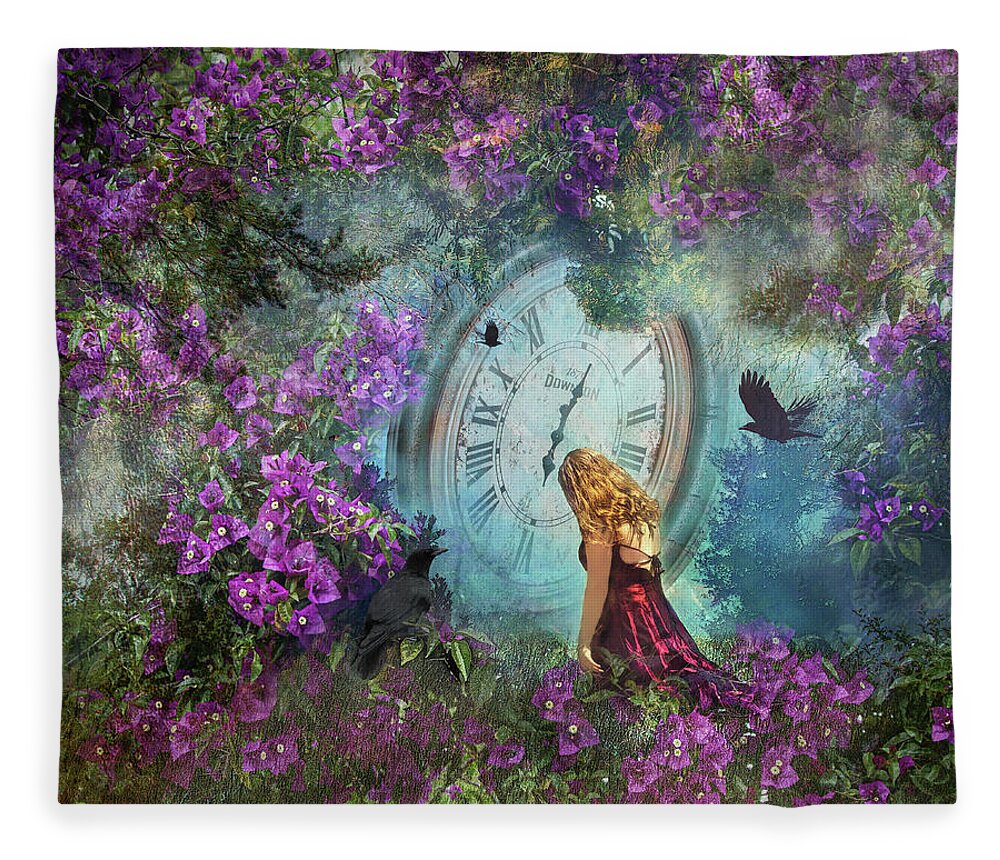 Photography Fleece Blanket featuring the photograph Island of Dreams by Shara Abel