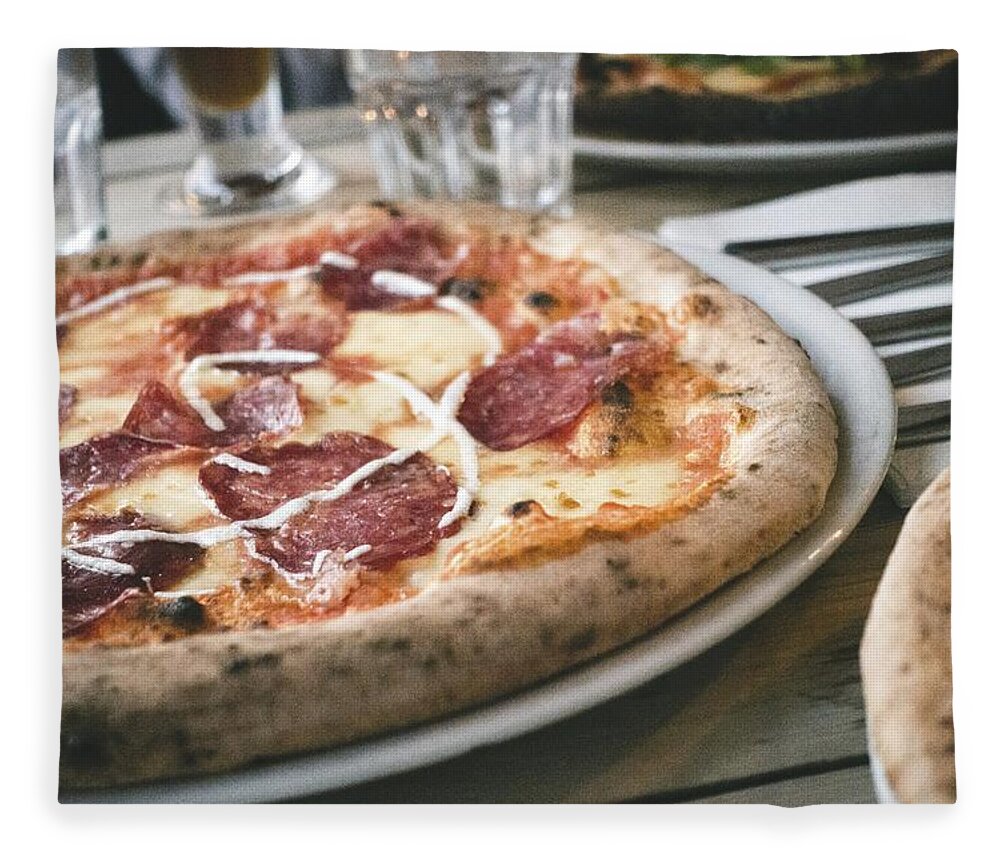 Pepperoni Pizza Blanket - Food Blankets