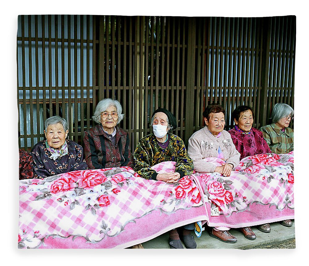 Fleece Blanket featuring the photograph Japan 44 by Eric Pengelly