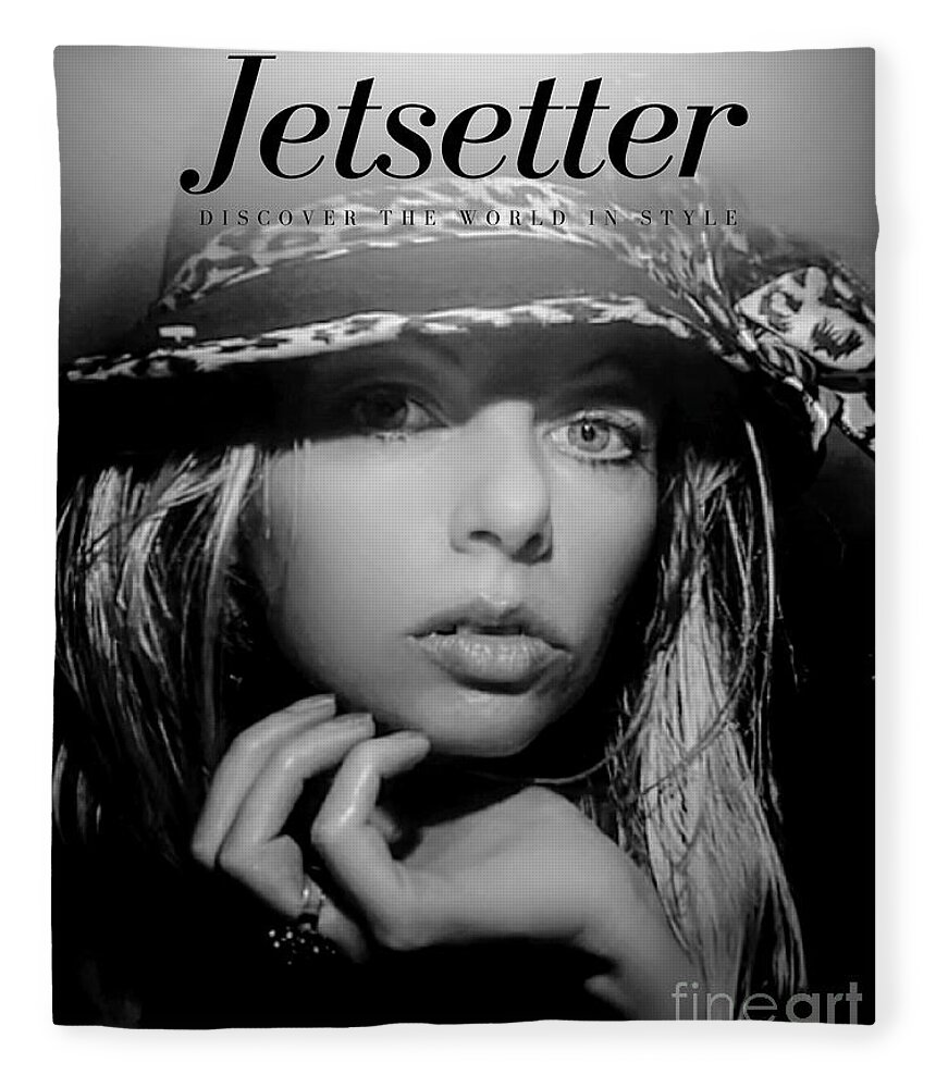 Jetsetter Fleece Blanket featuring the photograph Jetsetter by Yvonne Padmos