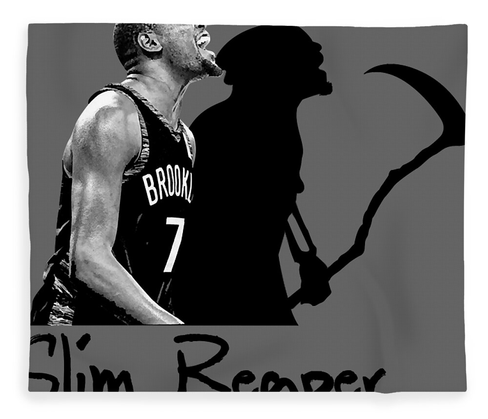 Bleacher Creatures Brooklyn Nets Kevin Durant #7 Raschel Plush Blanket