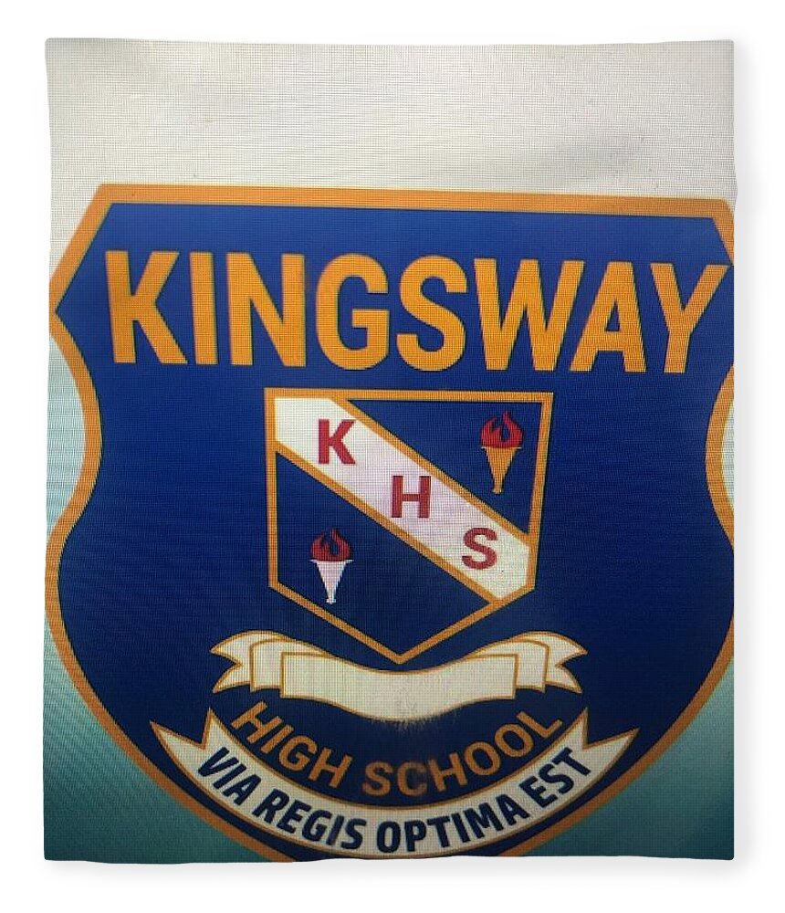  Fleece Blanket featuring the photograph Kingsway High School by Trevor A Smith