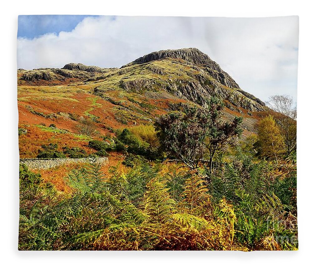 Lake District Fleece Blanket featuring the photograph Lake District Autumn by Martyn Arnold
