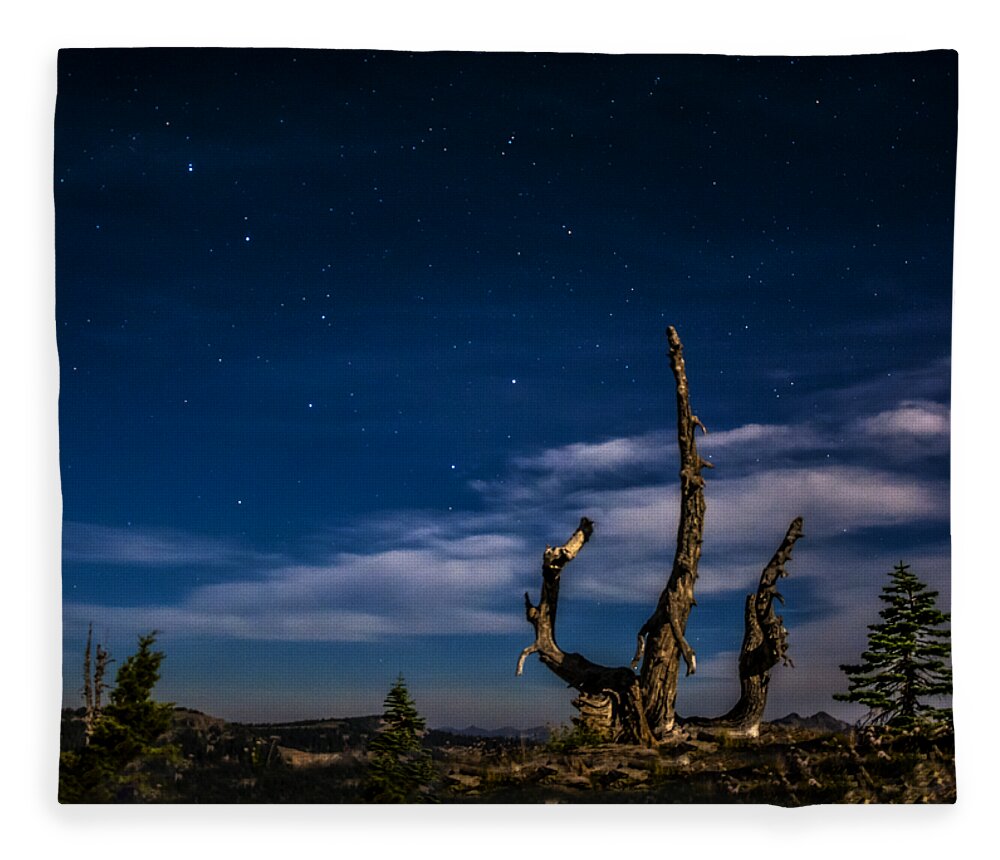 Nature Fleece Blanket featuring the photograph Lake Tahoe Big Dipper by Pelo Blanco Photo