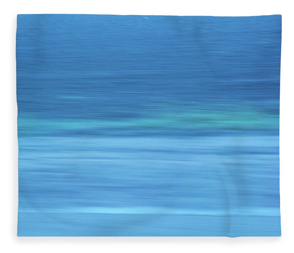 New Mexico Fleece Blanket featuring the photograph Landwater Abstractions III by Denise Dethlefsen