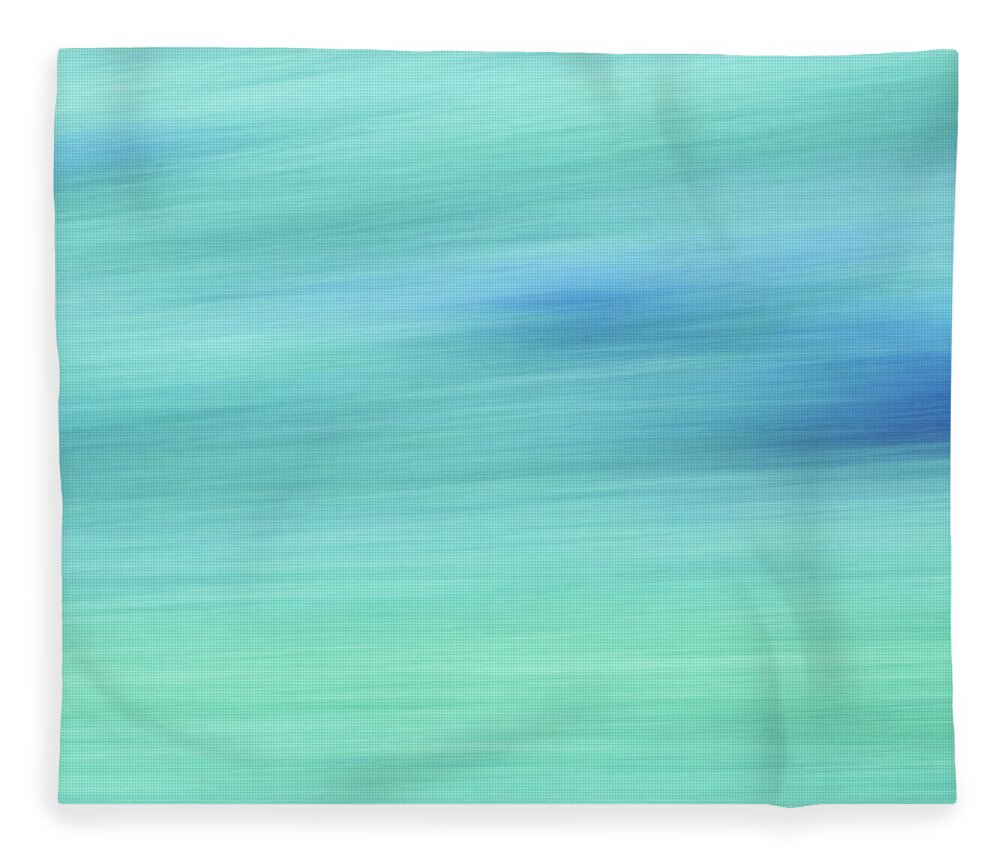 Abstract Fleece Blanket featuring the photograph Landwater Abstractions V by Denise Dethlefsen