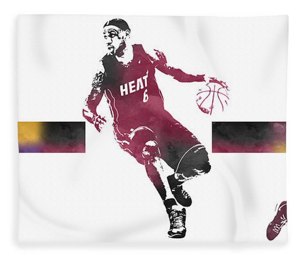 Lebron James Jersey. NBA Los Angeles Lakers Fleece Blanket by Afrio  Adistira - Pixels