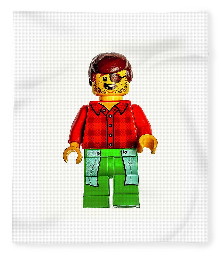 Lego Fleece Blanket featuring the photograph Lego People 3 by James Sage