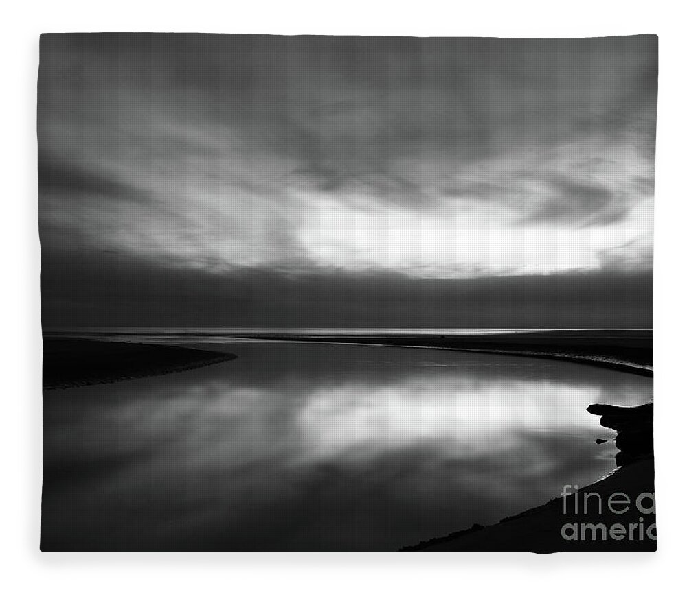 Coast Fleece Blanket featuring the photograph Flow by John F Tsumas