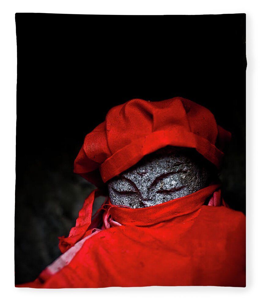 Japan Fleece Blanket featuring the photograph Little red, Nikko. Japan by Lie Yim