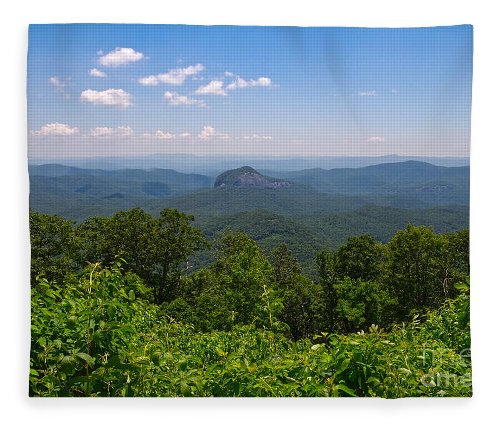 Looking Glass Rock Fleece Blanket featuring the photograph Looking Glass Rock 1 by Phil Perkins