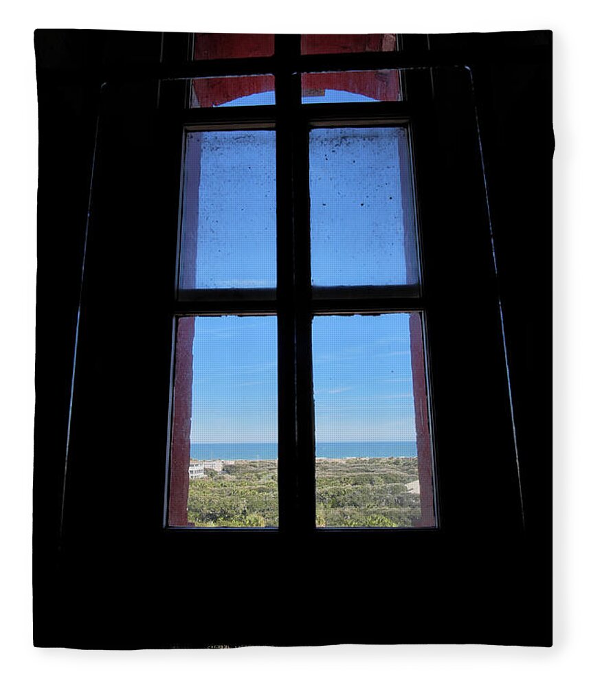 View Fleece Blanket featuring the photograph Looking Out by George Taylor
