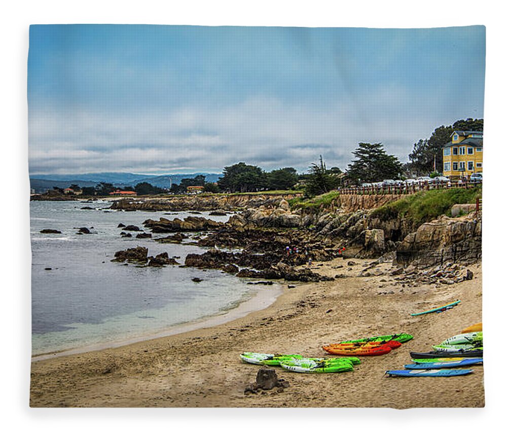 Beach Fleece Blanket featuring the photograph Lover's Point by David Levin