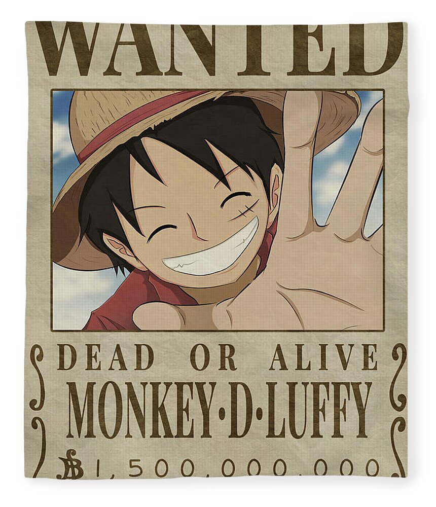 One Piece Monkey D Luffy Wanted Poster