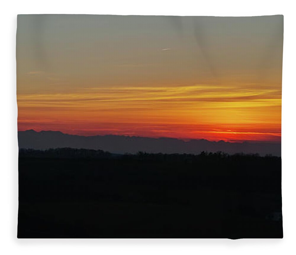 Landscape Fleece Blanket featuring the photograph Magnifying effect by Karine GADRE