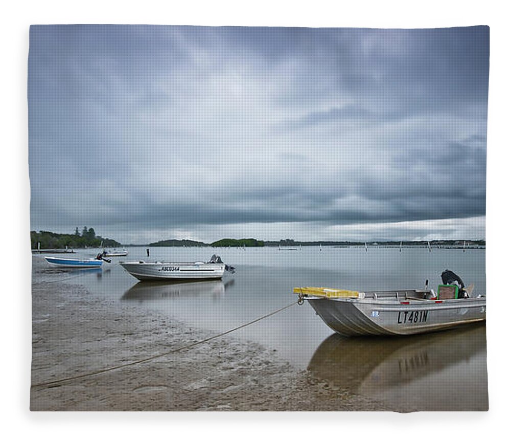 Manning Point Nsw Australia Fleece Blanket featuring the digital art Manning Point 21 by Kevin Chippindall