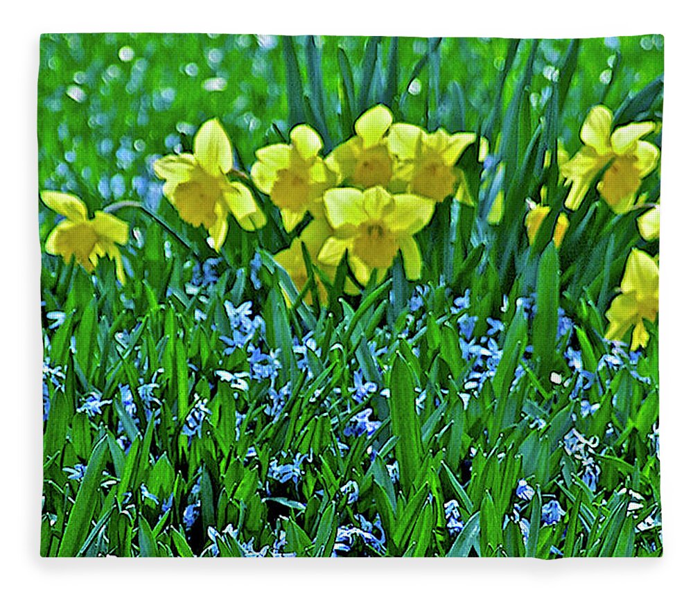 Spring Flowers Fleece Blanket featuring the photograph May Day 19 by Janis Senungetuk