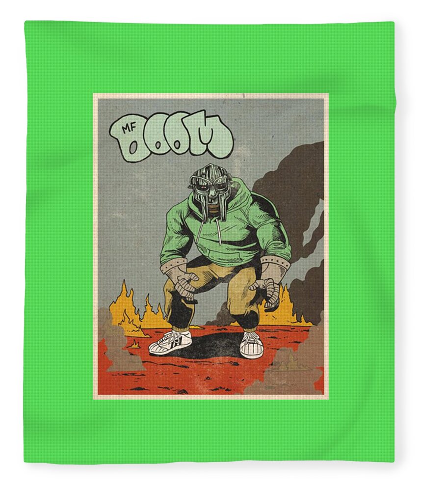 Mf Doom Dooms Mad Villain Hip Hop Lo-fi Vintage Cartoon Fleece Blanket by  Bambang Hutagalung - Pixels