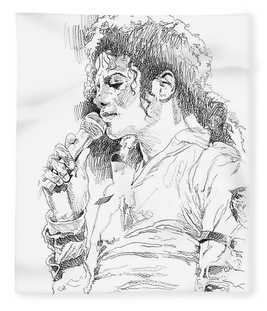 Heather Rooney Art — Colored pencil drawing of Michael Jackson