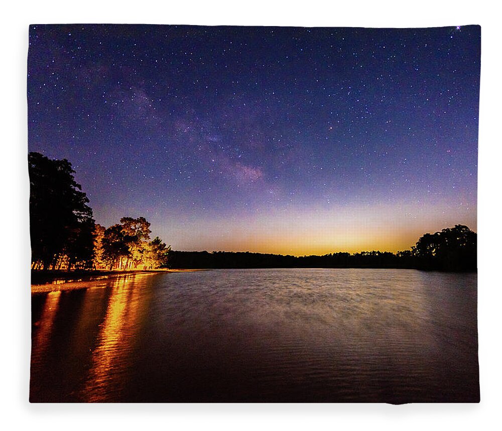2018 Fleece Blanket featuring the photograph Milky Way Hunt by Erin K Images
