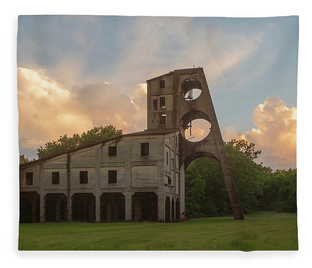 Mine Fleece Blanket featuring the photograph Mine Number 12 by Grant Twiss