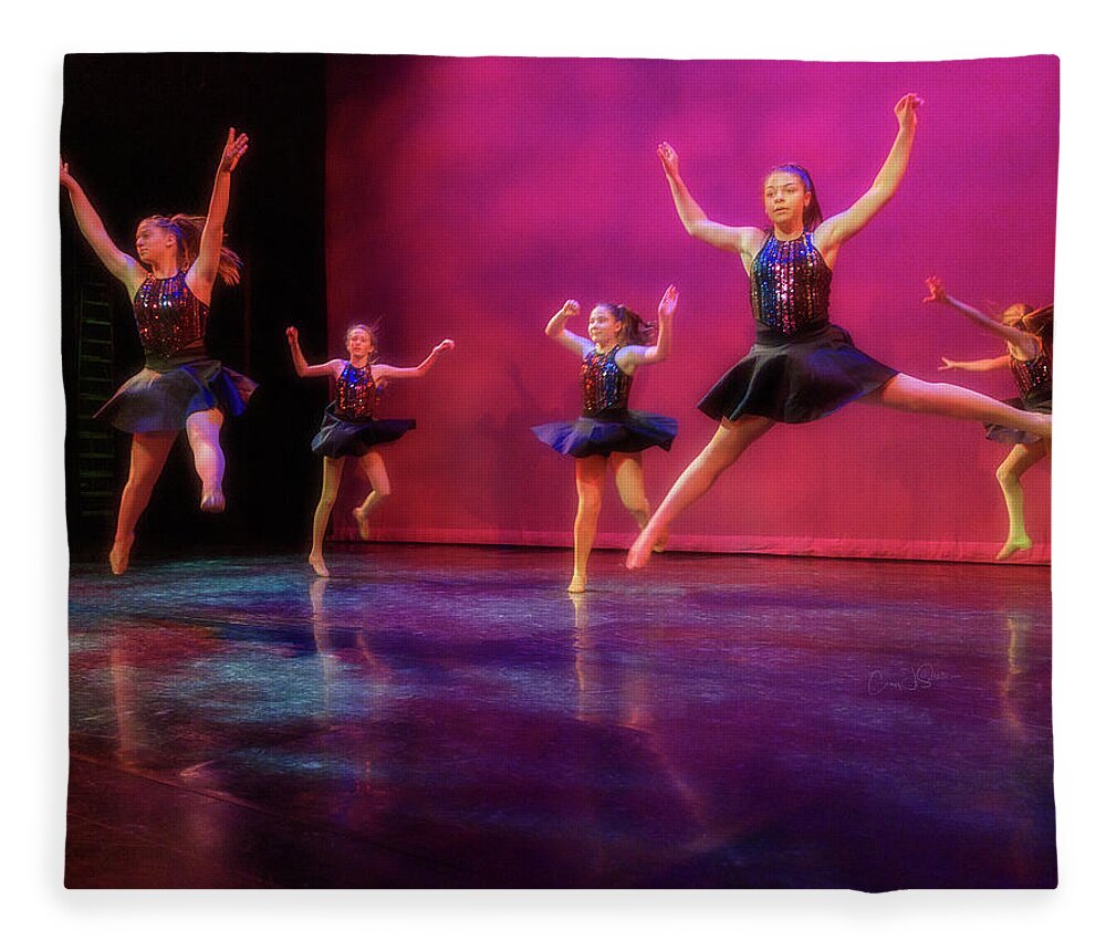 Modern Fleece Blanket featuring the photograph Modern Dance by Craig J Satterlee